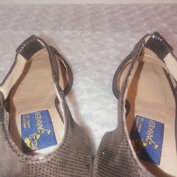 Joel Parker Neva Vintage Brown Snake Serpent Shoes - Picture 5 of 8